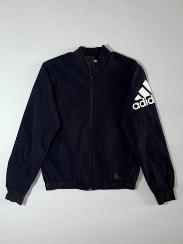 Adidas Black Zip-Up Bomber Jacket (S)