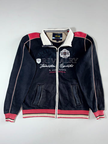 Rivalry Legendary Equestrian Track Jacket Navy/Pink (XL)
