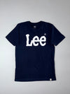 Lee Navy “Lee” Logo Graphic T-Shirt (M/L)
