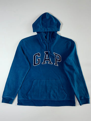 Gap Arch Logo Hoodie Teal Blue (M)