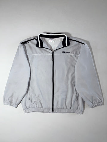 Reebok Grey Colorblock Full-Zip Track Jacket (XL/2XL)