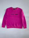 Tommy Hilfiger | Pink Embroidered Logo Crewneck | (XS)
