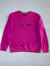 Tommy Hilfiger | Pink Embroidered Logo Crewneck | (XS)
