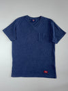 Dickies V-Neck Pocket T-Shirt – Heather Navy Blue (M)
