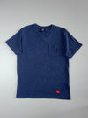Dickies V-Neck Pocket T-Shirt – Heather Navy Blue (M)