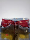 Custom Hand-Painted/Distressed Jeans (W:30) (L:44)