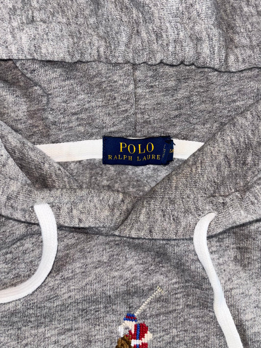 Polo Ralph Lauren | Grey Big Pony Hoodie | (XS)