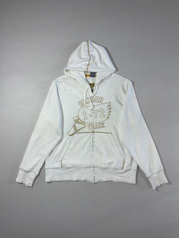Nike “Oregon Track 1-72” Full Zip Hoodie – White (XL)