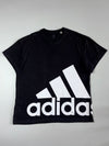 Adidas Big Logo Spellout T-Shirt – Black  (2XL)