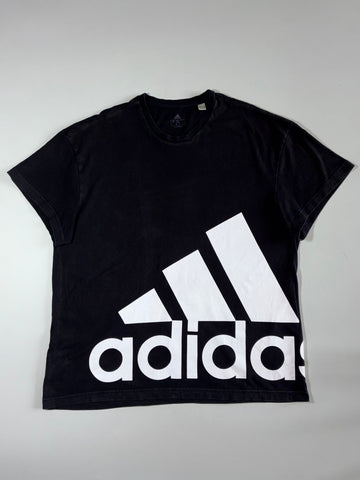 Adidas Big Logo Spellout T-Shirt – Black  (2XL)