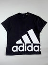 Adidas Big Logo Spellout T-Shirt – Black  (2XL)