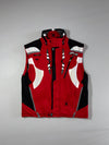 Spyder X-Static Insulated Ski/Softshell Vest – Red/Black (2XL)