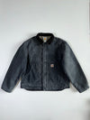 Vintage 2000s Carhartt J02 Faded Arctic Quilt-Lined Work Jacket (Corduroy Collar) (XL/2XL)
