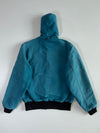 Carhartt Duck Active Jacket — Teal (Hooded) (M)