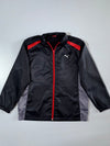 Puma | Black Red Windbreaker Jacket | (S)