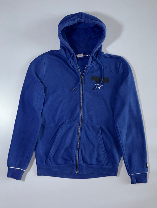 Puma | Blue Zip Up Hoodie | (M)