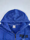Puma | Blue Zip Up Hoodie | (M)