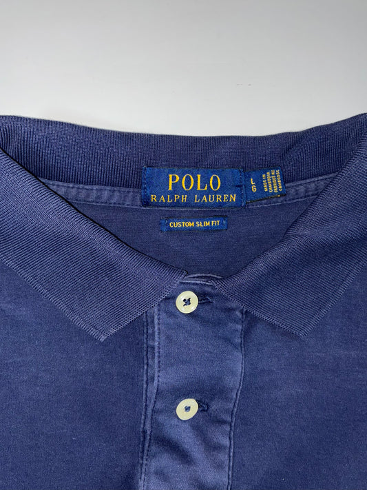 Polo Ralph Lauren Custom Slim Fit Polo – Navy Blue (2XL)