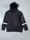 Reebok | Black Striped Sleeve Hoodie | (L)