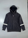 Reebok | Black Striped Sleeve Hoodie | (L)