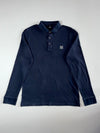 Hugo Boss Slim Fit Long Sleeve Polo – Navy (L)