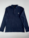 Hugo Boss Slim Fit Long Sleeve Polo – Navy (L)