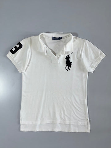 Polo Ralph Lauren | White Big Pony Polo Shirt | (XS)