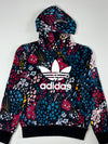 Adidas Originals Floral Print Trefoil Hoodie (S)