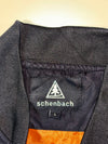 Schenbach Black Bomber Jacket “RN-097” Embroidered Patch Sleeve Zip Pocket (M)