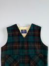 Thornton Bay Plaid (Furr inside) Sherpa-Lined Vest (M)