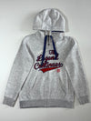 Jeep Spirit “The Legend Continues” Sherpa Lined Full-Zip Hoodie – Grey (S)