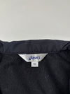 Asics Black Softshell Zip-Up Track Jacket Reflective Piping (S)