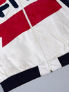 Fila | Navy White Red Colorblock Track Jacket | (M)