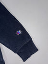 Champion Reverse Weave Style Navy Blue Crewneck Sweatshirt Embroidered Logo  (L/XL)