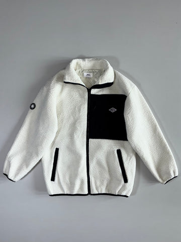 Navy Urban Production Sherpa Fleece Jacket (M)