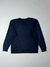 Champion Reverse Weave Style Navy Blue Crewneck Sweatshirt Embroidered Logo  (L/XL)