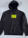 Puma | Black Graphic Hoodie | (M)