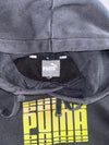 Puma | Black Graphic Hoodie | (M)