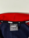 Puma Track Jacket – Navy & Red Colorblock Full Zip (S)
