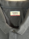 Tommy Jeans Flag Logo Polo Shirt – Black  (XL)