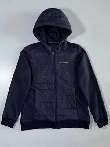 Columbia | Black Quilted Omni-Heat Zip Jacket | (S/M)