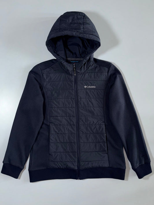 Columbia | Black Quilted Omni-Heat Zip Jacket | (S/M)