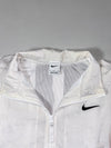Nike Windbreaker Jacket – White, Black & Red Colorblock, (M)