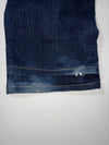 Vintage Embroidered Warrior Graphic Denim Jeans (W:31) (L:39)