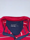 Maselli | Red Striped Quarter Zip PULLOVER | (L)