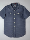 Superdry S&D Shirt Shop Shirt – Grey Short Sleeve Button-Up (M)