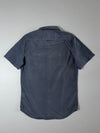 Superdry S&D Shirt Shop Shirt – Grey Short Sleeve Button-Up (M)