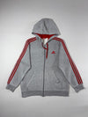 Adidas 3-Stripes Full-Zip Hoodie (2XL)