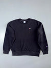 Champion | Black Crewneck Sweatshirt | (M)