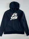 Air Jordan Brush Script Graphic Hoodie – Black (XL)
